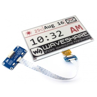 Pi Display e-Paper 7.5" HAT 640x384 (Black-White-Red)