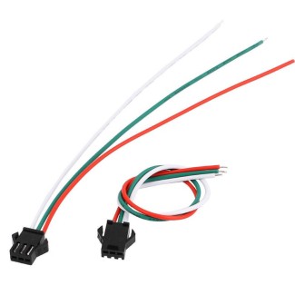 JST SM 3 Wire Assembly Female - 10cm