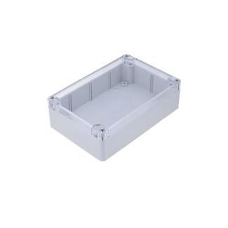 Project Box 171x121x55mm Grey/Transparent (Gainta G214C)