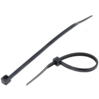 Δεματικά 330mm/3.6mm Μαύρα - 100τμχ
