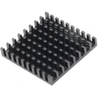 Ψύκτρα 35x35x6mm Αλουμινίου Μαύρη