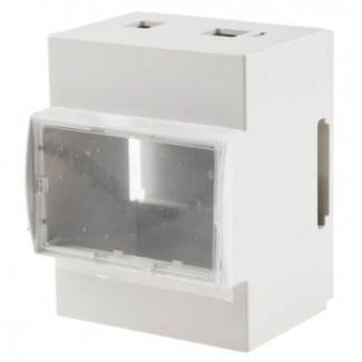 Din Rail Box for Arduino UNO - 90.5x71.3x62mm