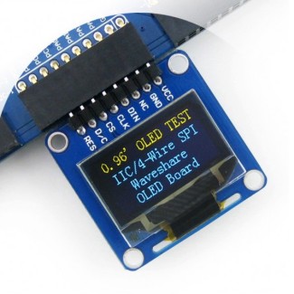 Display 0.96" 128x64 OLED (Horizontal Headers)