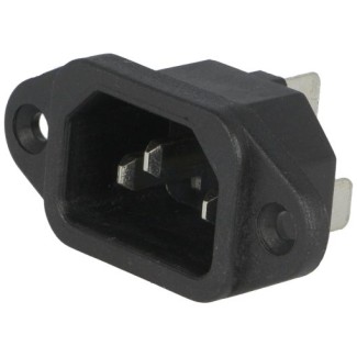 AC Power Jack 230V 6.3mm Connectors