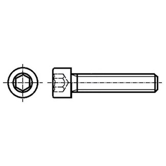 Βίδα Μ5 - L12mm DIN912 Ανοξείδωτη