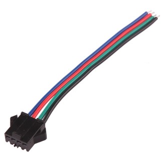 JST SM 4 Wire Assembly Female - 10cm