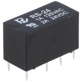 Relay 24V DPDT (1A/125V)
