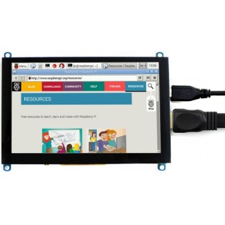 Pi Display 5" HDMI 800x480 Capacitive Touchscreen USB