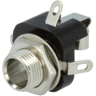 Audio Jack Stereo - 6.35mm (Panel Mount)