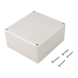 Project Box 125.5x115.3x58.4mm - Grey (Kradex Z59J)