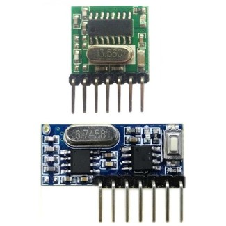 RF Link Transmitter and Receiver 4 Channel - 433MHz
