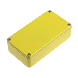 Κουτί Κατασκευών 112x60x31mm - Αλουμινίου Κίτρινο