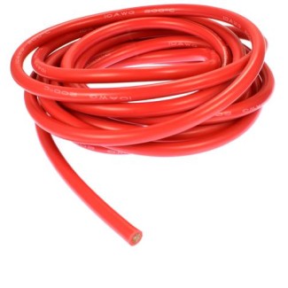 Καλώδιο Σιλικόνης 12AWG - Κόκκινο (Super Flexible)