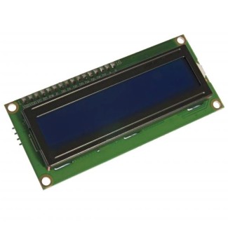 Basic 16x2 Character LCD - White on Blue 5V (I2C Protocol)