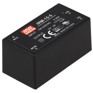PCB Power Supply 5V 15W 3A MeanWell - IRM-15-5