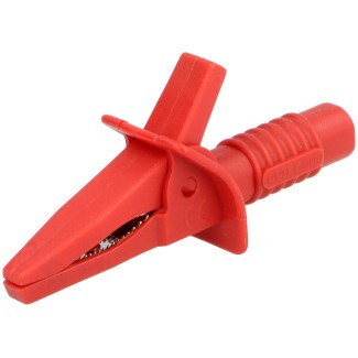 Crocodile Clip 10A Socket 4mm - Red