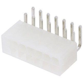 Terminal N42 14-Pin Male 4.2mm THT (Angled)