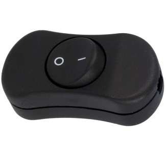 Rocker Switch ON-OFF 3A/250VAC Μαύρο