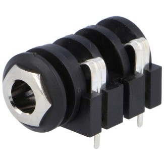 Socket for Jack 6.35mm Female Mono with Switch