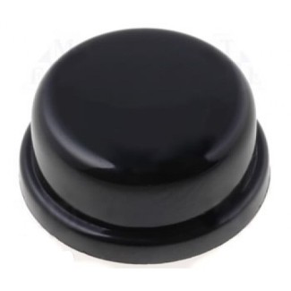 Cap for Tact Button - Round Black