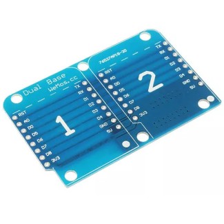 WeMos D1 Mini Dual Base Shield