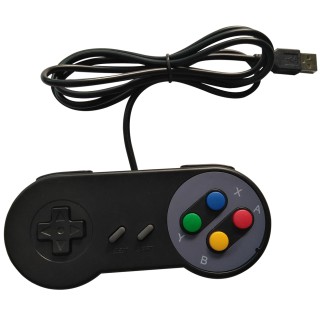 Gamepad USB Controller Retro SNES - Black