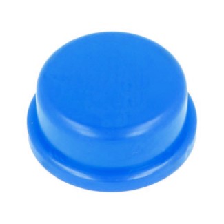 Cap for Tact Button - Round Blue