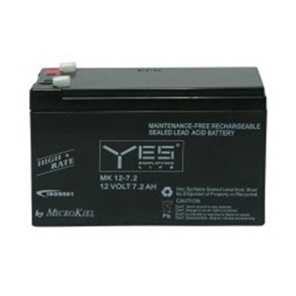 Μπαταρία Μολύβδου 12V 7.2Ah - Ακροδέκτες F2 (6.35mm)