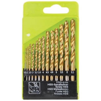 Drill Set For Metal 1.5-6.5mm - Pack of 13