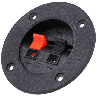 Speaker Terminal Mono - Panel Mount Round 75mm