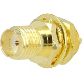 SMA Female Connector - Straight Panel Mount