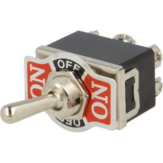 Toggle Switch DP3T ON-OFF-ON (10A/250VAC)