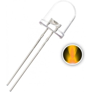 Led Διάφανο 10mm Κίτρινο
