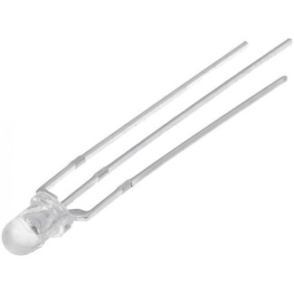 LED Clear 3mm BI-Color Red-Blue