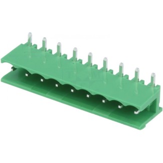 Terminal Block Pluggable 9 Pins Male Angle (P5.08)