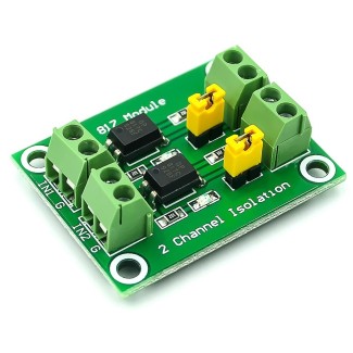 PC817 2-Channel Optocoupler Isolation Board