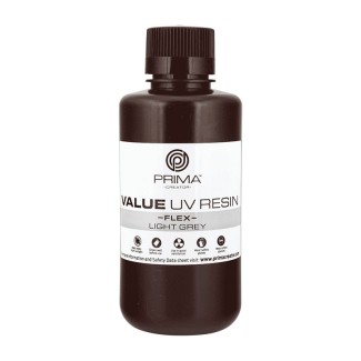 PrimaCreator Value Flex UV Resin - 500ml - Light Gray