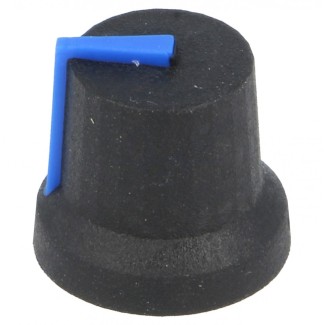 Potentiometer Knob 17x14mm - Blue (D-Shaft)