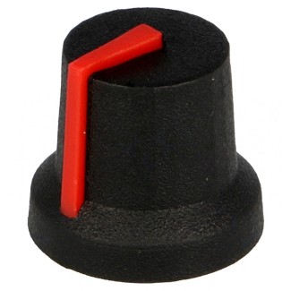 Potentiometer Knob 17x14mm - Red (D-Shaft)