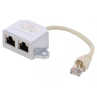 Plug Socket Splitter RJ45 Female/Male - 8P8C