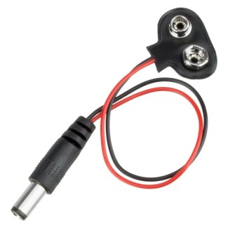 Αντάπτορας για Arduino - 9V Μπαταρία σε Jack 5.5x2.1mm