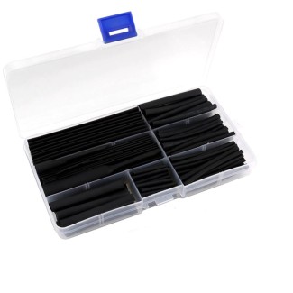 Θερμοσυστελλόμενα Σετ 140pcs - Μαύρα