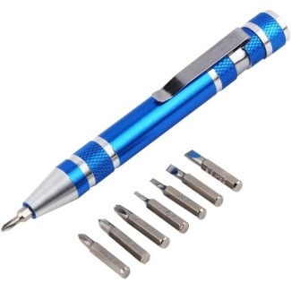 Pocket Screwdriver Set - 8 in 1