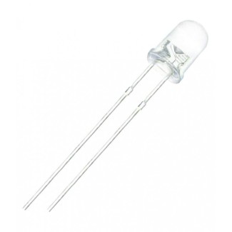 LED Διάφανο 3mm Λευκό