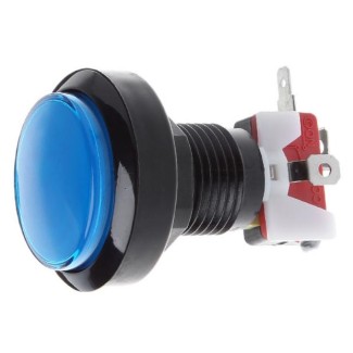 Dome Push Button 45mm - Blue