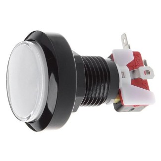 Dome Push Button 45mm - White