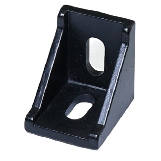 Cast - 90 Degree Corner Bracket for 3030 T-Slot 28x35mm - Black