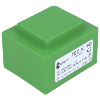 Transformer 230V/10.5V 16VA PCB Mount