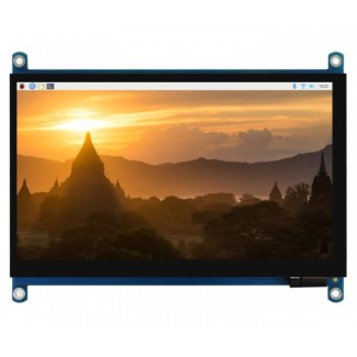 Pi Display QLED 7" HDMI 1024x600 IPS Capacitive Touchscreen USB