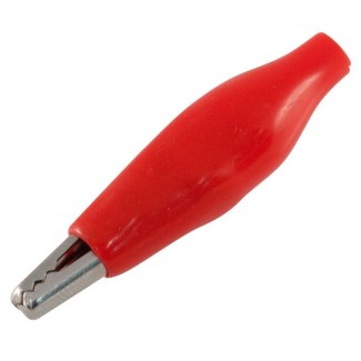 Alligator Clip 35mm for Soldering - Red